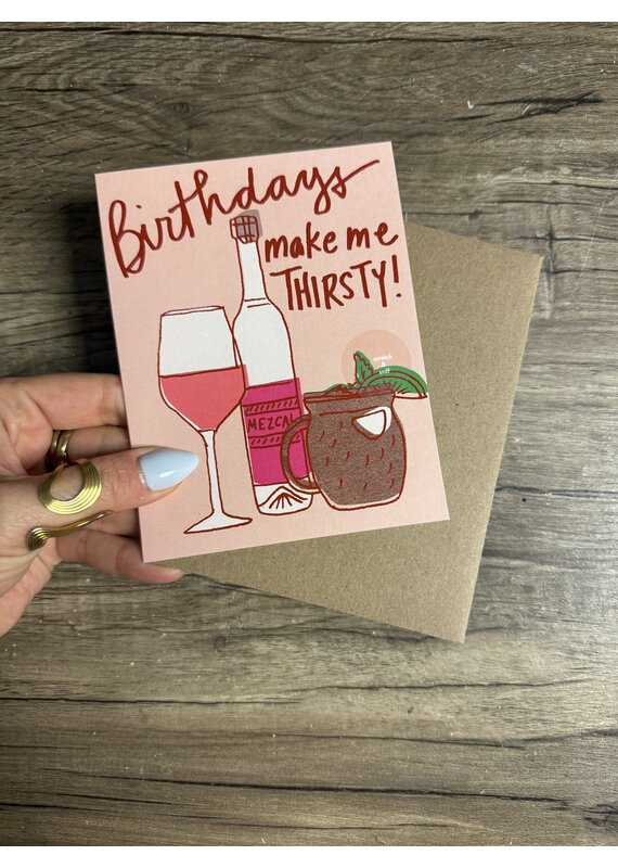 Mezcal Birthday Card *Scratch & Sniff*