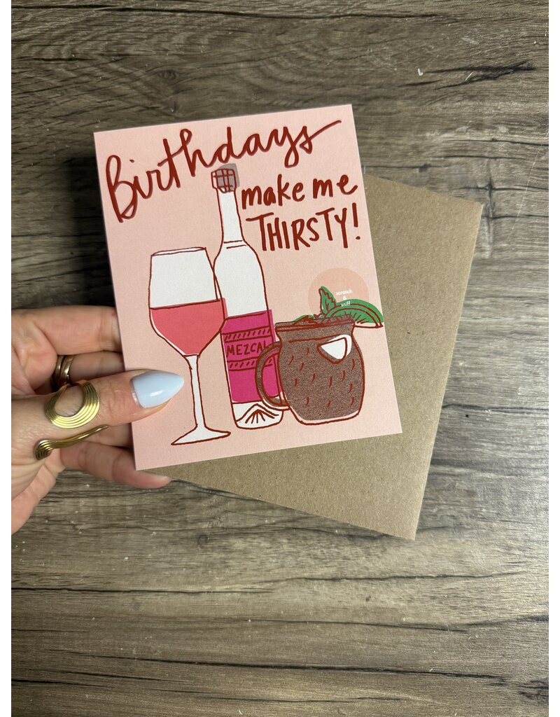 La Familia Green Mezcal Birthday Card *Scratch & Sniff*