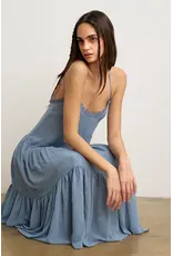 Remi Flowy Tiered Midi Dress