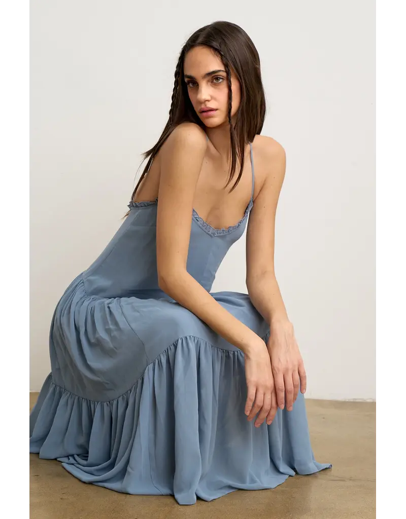 Remi Flowy Tiered Midi Dress