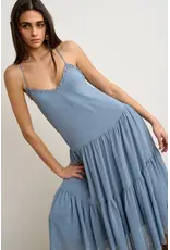 Remi Flowy Tiered Midi Dress