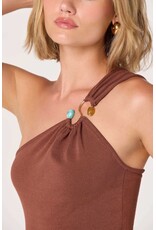 ASTR Ania One-Shoulder Knit Top