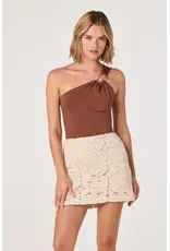 ASTR Ania One-Shoulder Knit Top