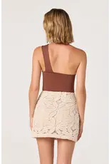 ASTR Ania One-Shoulder Knit Top