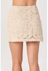 ASTR Medina Crochet Mini Skirt