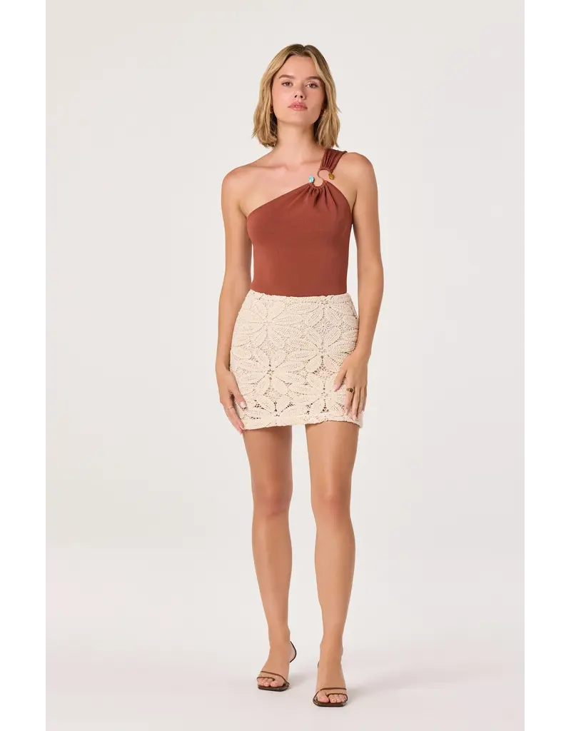 ASTR Medina Crochet Mini Skirt