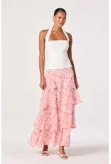 ASTR Tate Knit Ruched Halter Top
