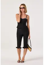 ASTR Amalie Ruffle Hem Capri Pants