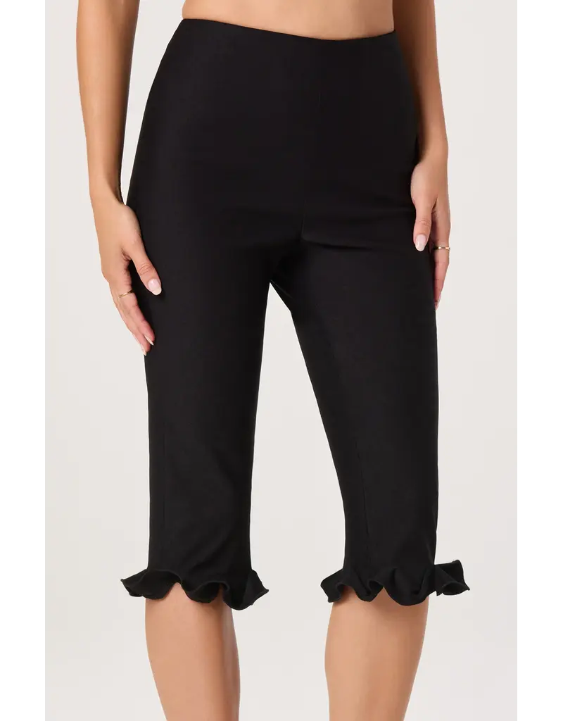 ASTR Amalie Ruffle Hem Capri Pants