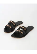 Salt + Umber Bayside Cowrie Shell Sandals