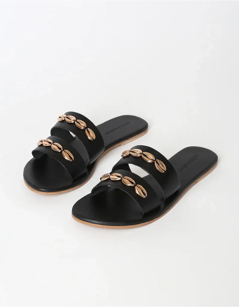Salt + Umber Bayside Cowrie Shell Sandals