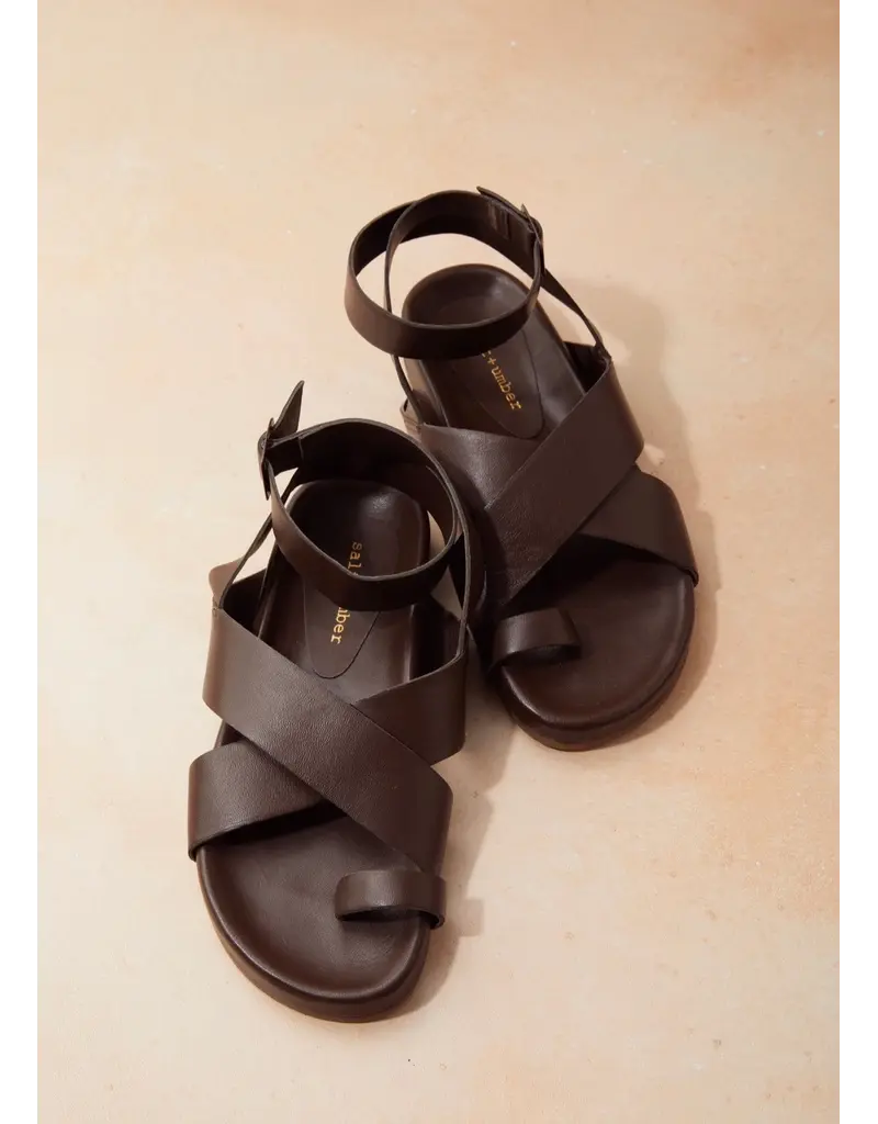 Salt + Umber Camilla Leather Sandal