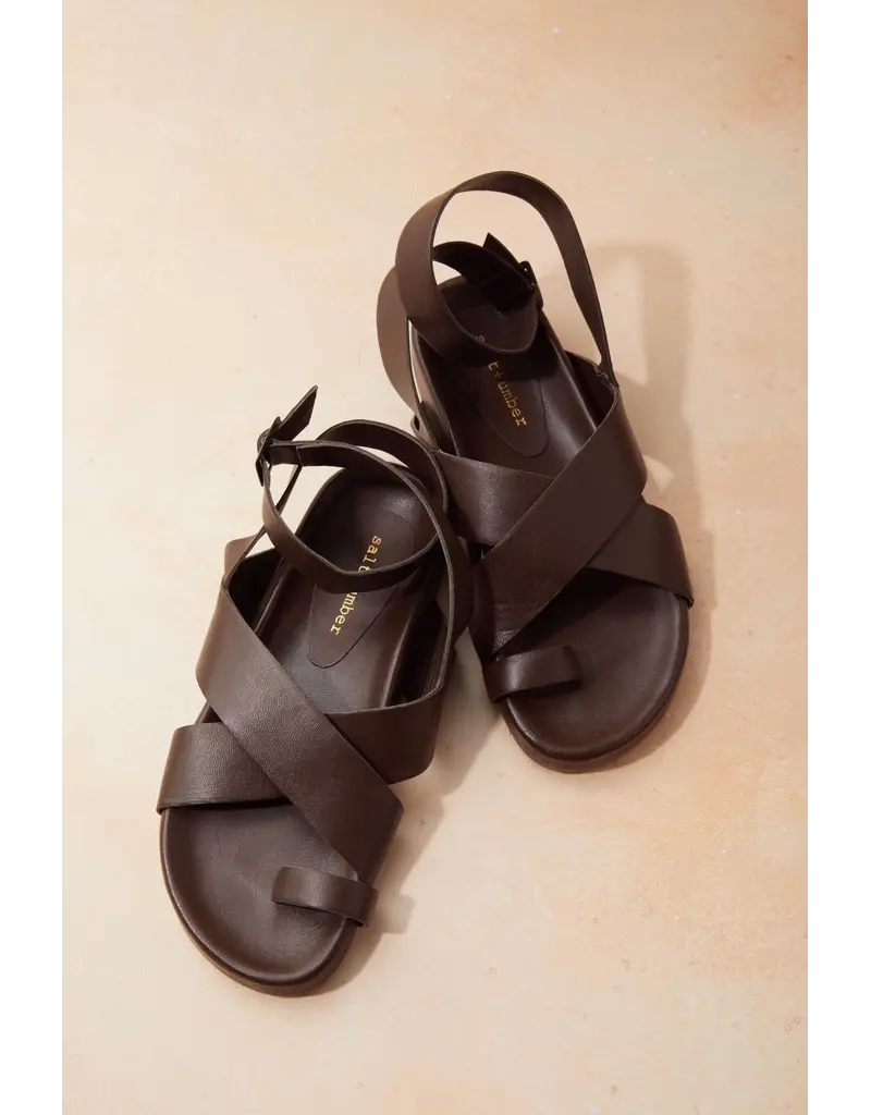 Salt + Umber Camilla Leather Sandal