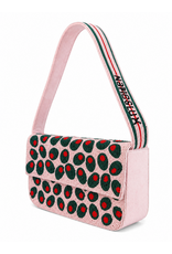 Naples Lux Pimento Party Beaded Handbag