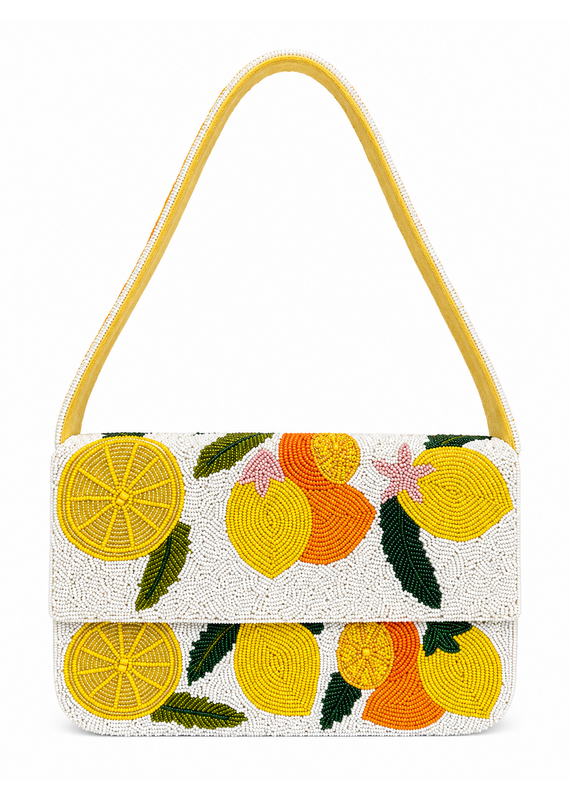 Naples Lux Citrus Spritz Beaded Handbag
