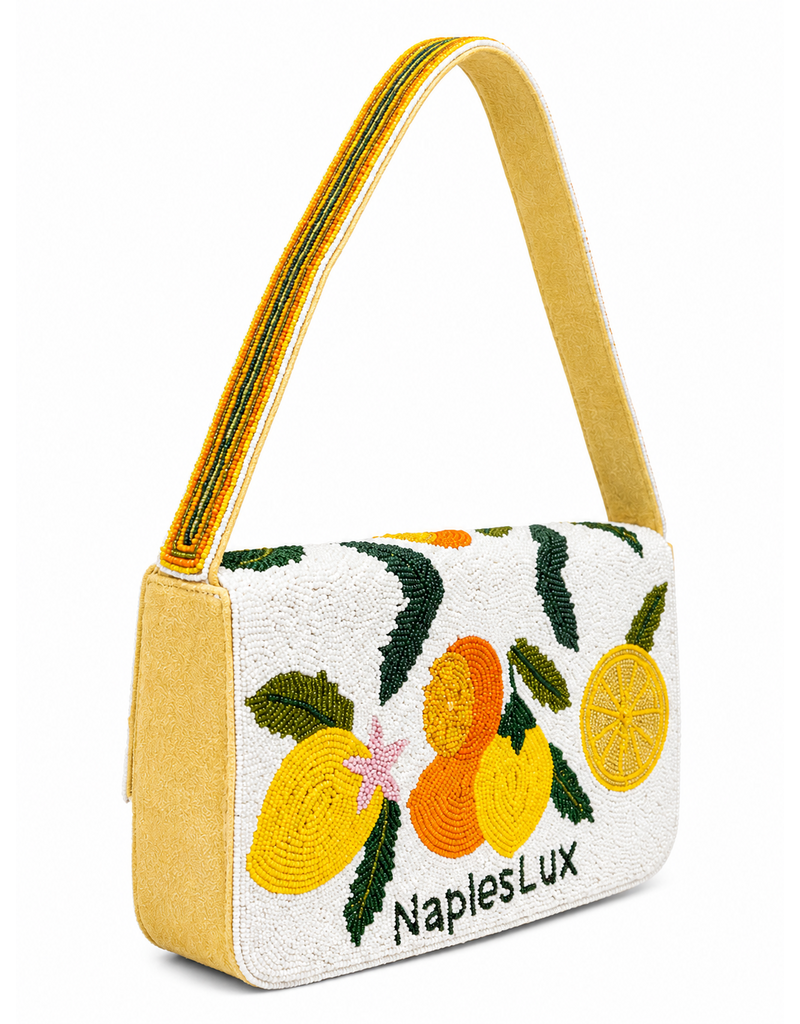 Naples Lux Citrus Spritz Beaded Handbag