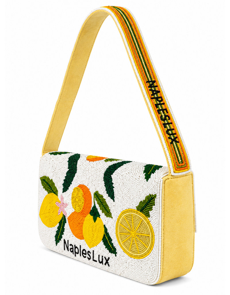Naples Lux Citrus Spritz Beaded Handbag