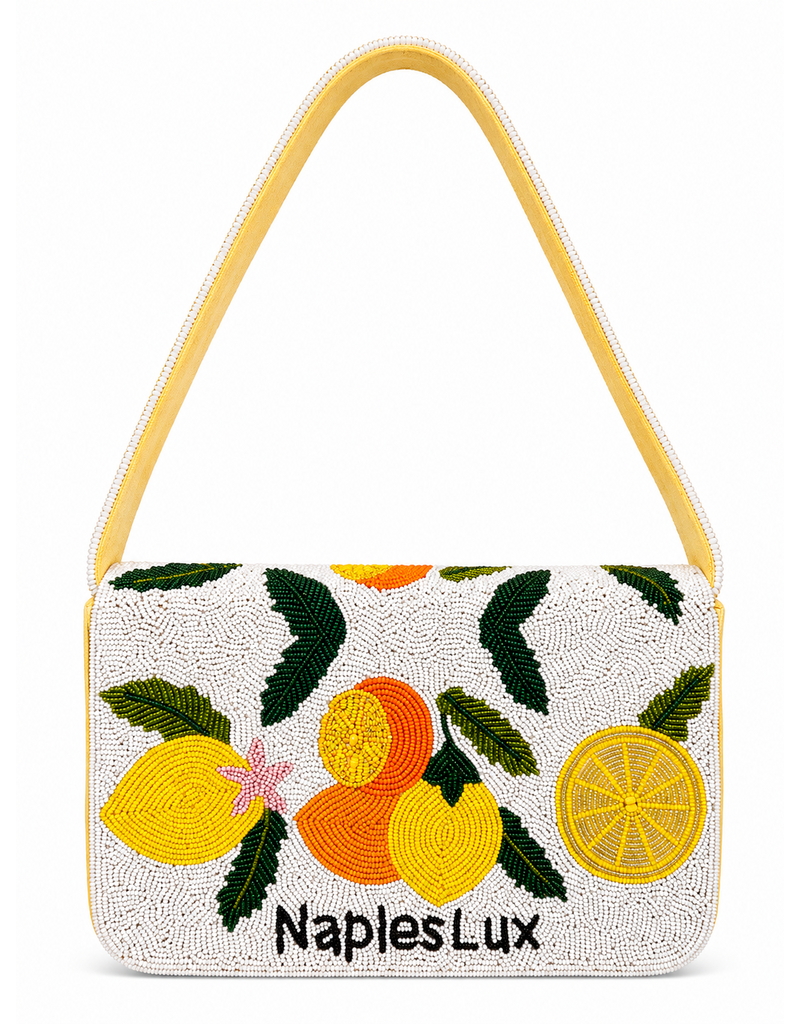 Naples Lux Citrus Spritz Beaded Handbag