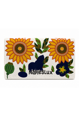 Naples Lux Sunflower Muse Beaded Clutch