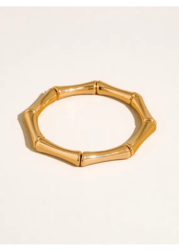 Flanerie Alun 18K Gold Non-Tarnish Bangle