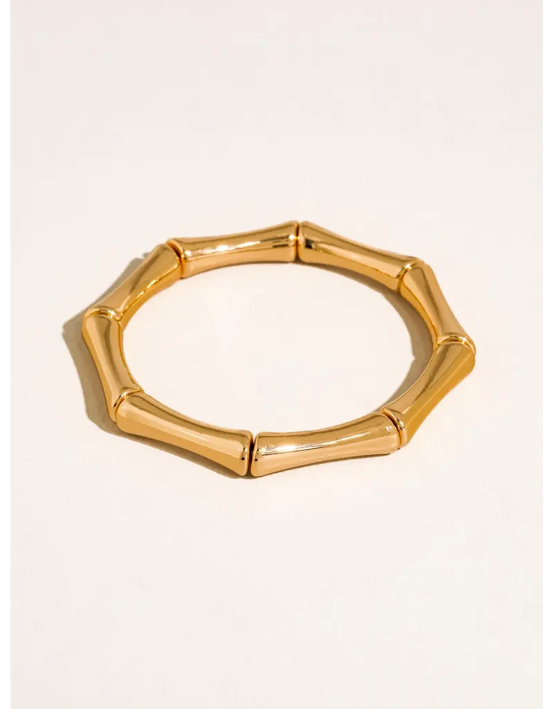 Flanerie Alun 18K Gold Non-Tarnish Bangle