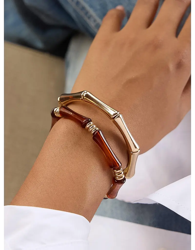Flanerie Alun 18K Gold Non-Tarnish Bangle