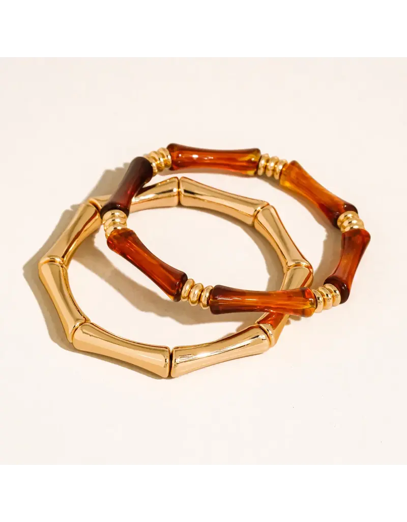 Flanerie Alun 18K Gold Non-Tarnish Bangle