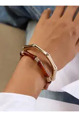 Flanerie Alun 18K Gold Non-Tarnish Bangle