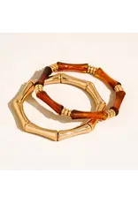 Flanerie Alun 18K Gold Non-Tarnish Bangle