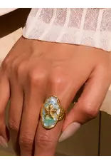 Flanerie Keshet 18K Gold Non-Tarnish Starfish Ring