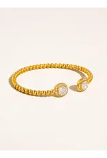 Flanerie Sofus 18K Gold Non-Tarnish Cz Bangle