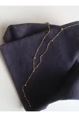 Flanerie Brisse 18K Gold Non-Tarnish Y Necklace