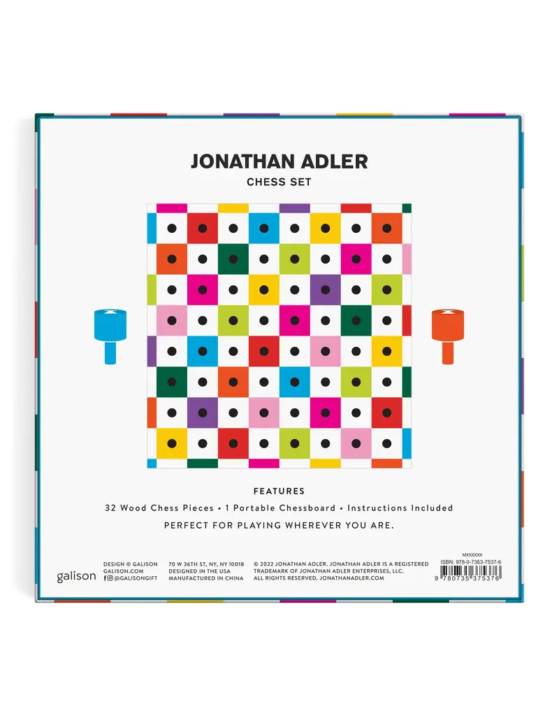 Jonathan Adler Pop Peggable Chess Set