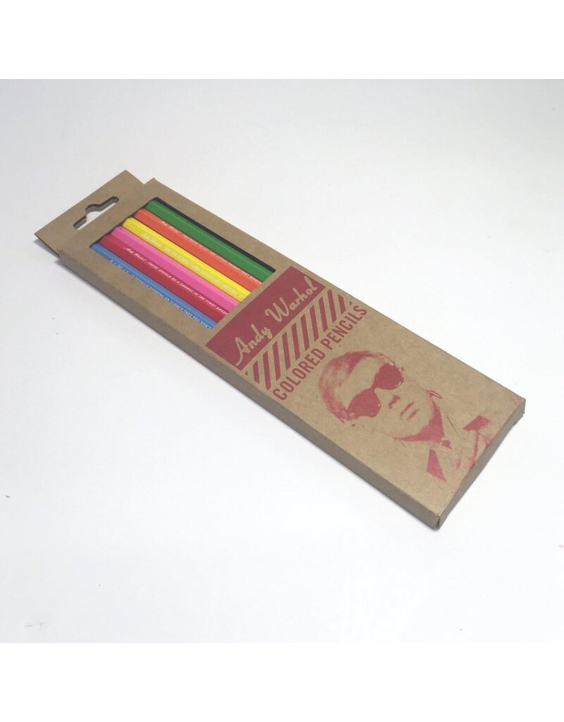Andy Warhol Coloring Book & Colored Pencil Set