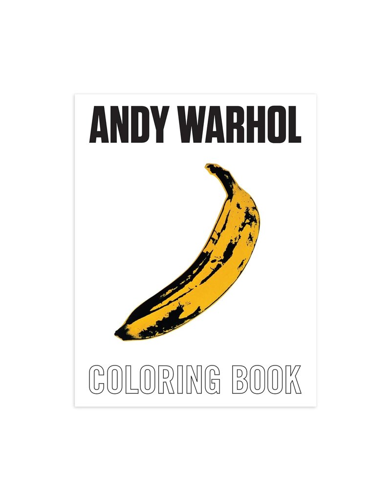 Andy Warhol Coloring Book & Colored Pencil Set