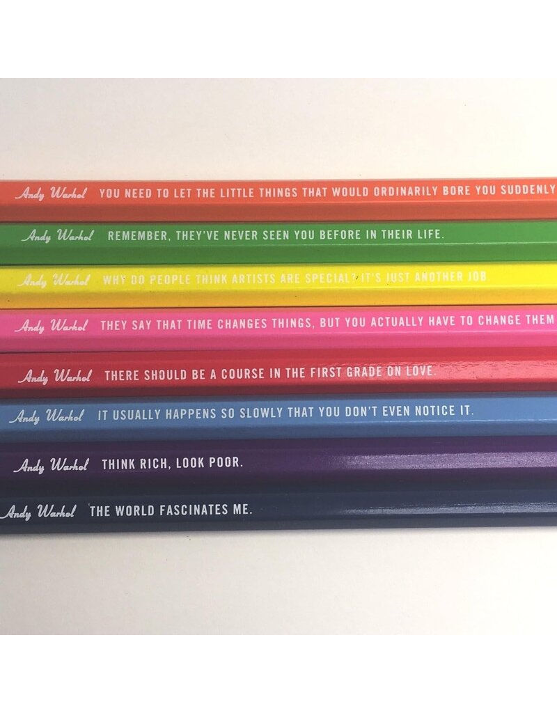 Andy Warhol Coloring Book & Colored Pencil Set