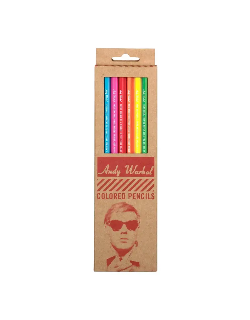 Andy Warhol Coloring Book & Colored Pencil Set