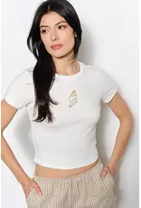 Pretty Garbage Sally Seashell Bead Tee