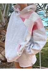 Sunkissed Coconut Marco Quilted Patchwork Hoodie & Shorts Set