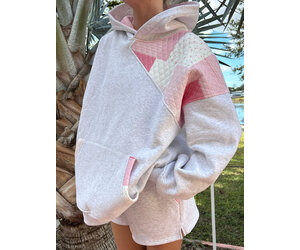 Marco Quilted Patchwork Hoodie & Shorts Set - Christina's Boutique