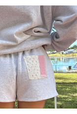 Sunkissed Coconut Marco Quilted Patchwork Hoodie & Shorts Set