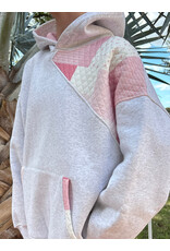 Sunkissed Coconut Marco Quilted Patchwork Hoodie & Shorts Set