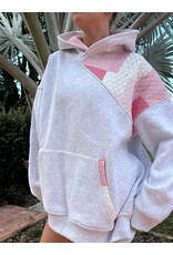 Sunkissed Coconut Marco Quilted Patchwork Hoodie & Shorts Set