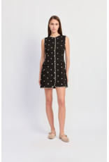 En Saison Heather Embroidered Mini Dress