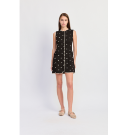En Saison Heather Embroidered Mini Dress