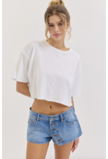 Cello Jeans Low Rise Buttoned Shorts