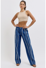 Cello Jeans Low Baggy Jean with Distressed Details