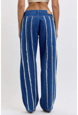 Cello Jeans Low Baggy Jean with Distressed Details