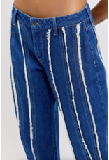 Cello Jeans Low Baggy Jean with Distressed Details