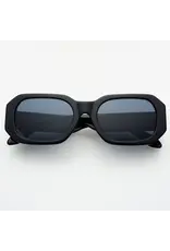 FREYRS Eyewear Onyx Acetate Women's Rectangular Sunglasses